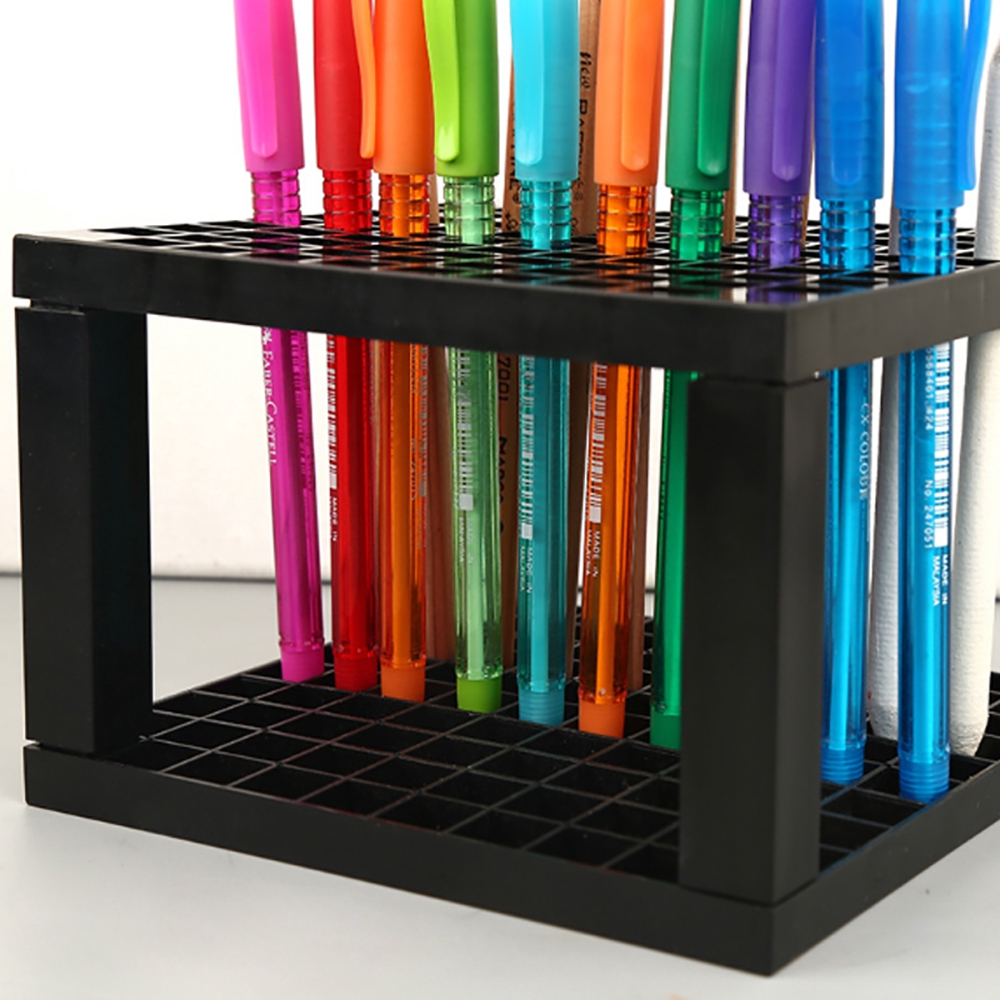 1PC Practical Plastic 96 Hole Durable Pen Stand for Pencils Drawing ...