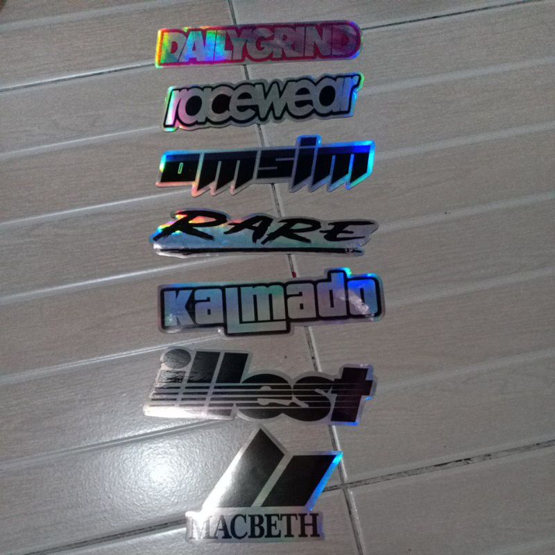 Hologram Sticker For Motorcycle Shopee Philippines