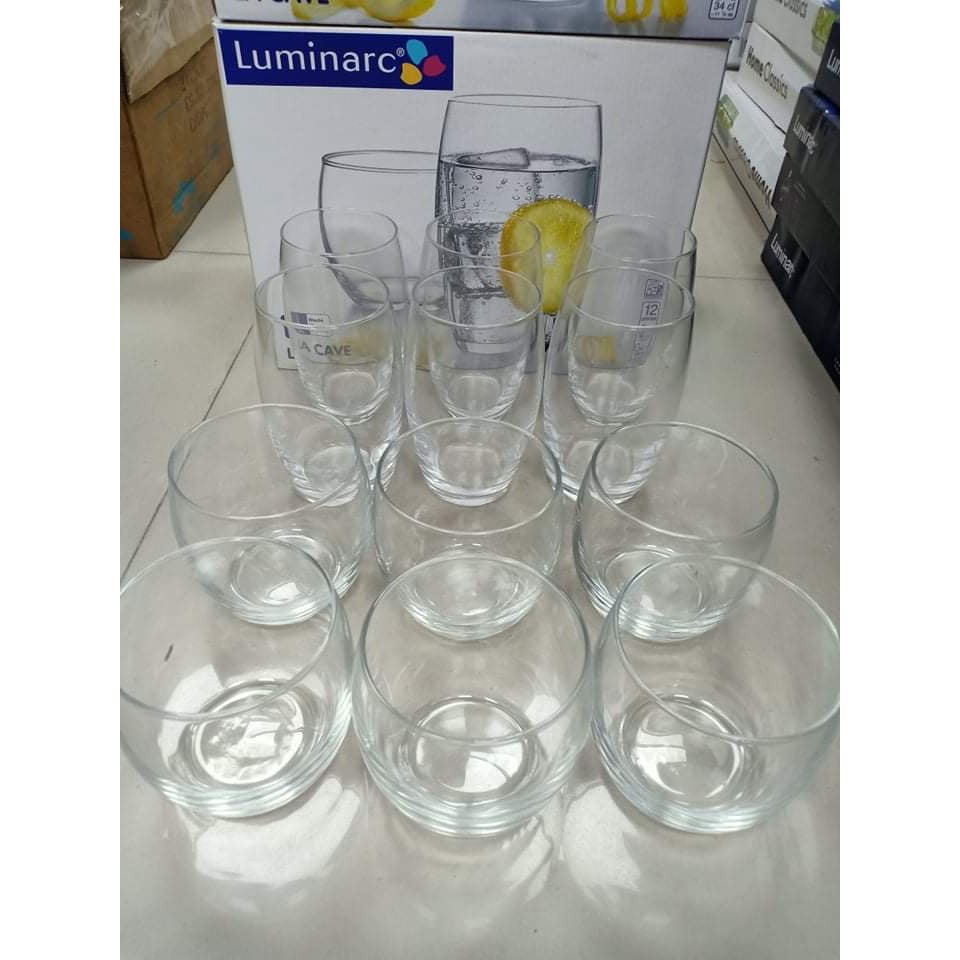 Luminarc La Cave 12pc Tumbler Set On Hand Shopee Philippines 7237