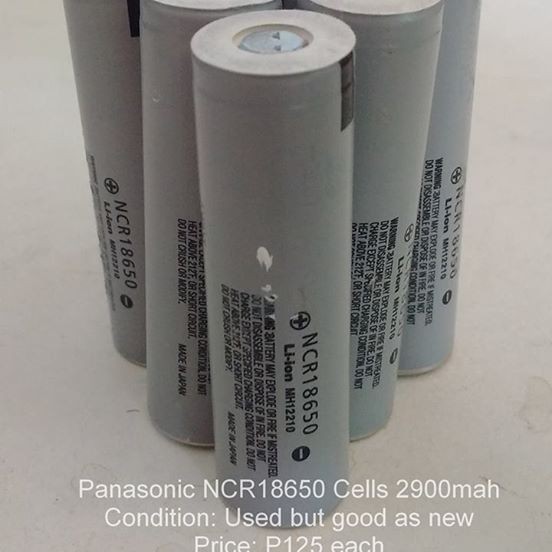 Аккумулятор panasonic ncr18650