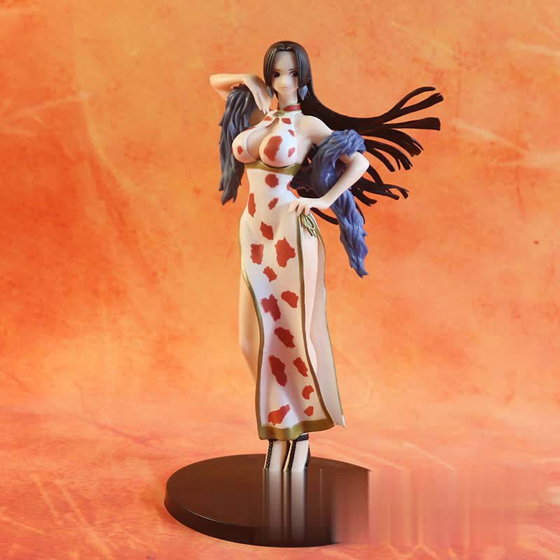 One Piece Sweetheart Boa Hancock Figure Pink White Chi Pao Models Collectible Toys Uakn Shopee Philippines