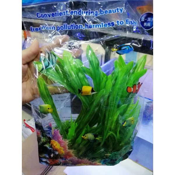 artificial plant aquarium decoration design 12inch tall #4