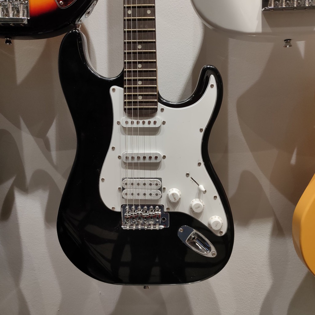 Washburn Stratocaster HSS Electric Guitar Olympic Black | Shopee ...