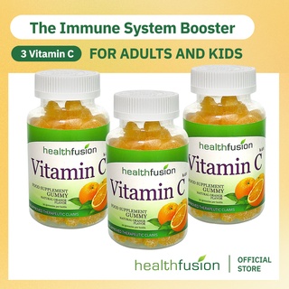 [BUY 2+ GET1 FREE] Health Fusion Vitamin C Gummy Immunity for Adults & Kids | Vegan & Gluten-Free