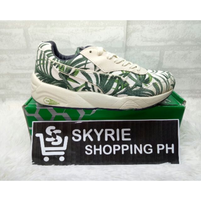 puma trinomic r698 green mens