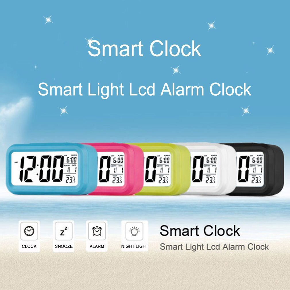SMART OPTICAL BACKLIGHT CONTROL LCD CLOCK Shopee Philippines