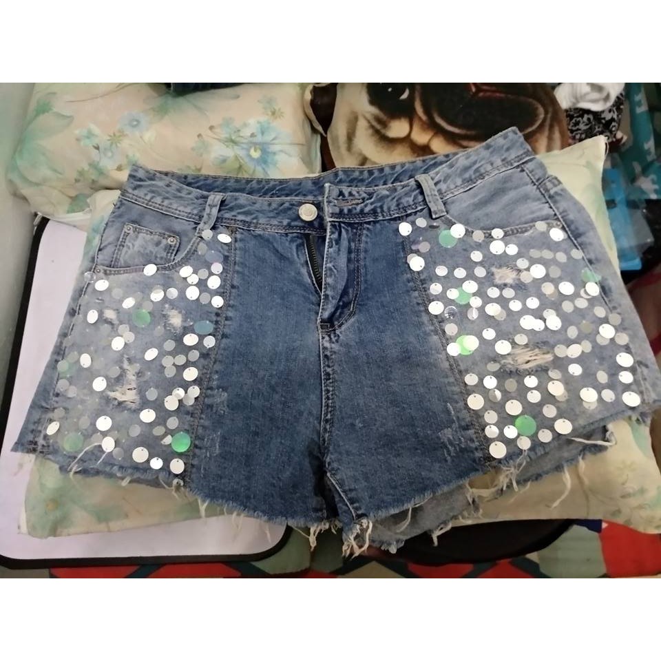unique jean shorts