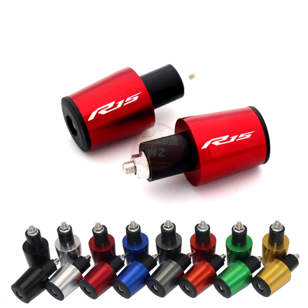CNC 22MM handlebar grips handle bar end cap for YAMAHA R15 Indian