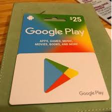 google play gift card 25