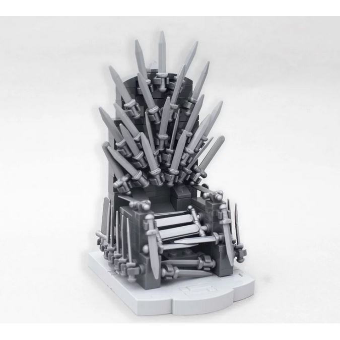 lego iron throne instructions