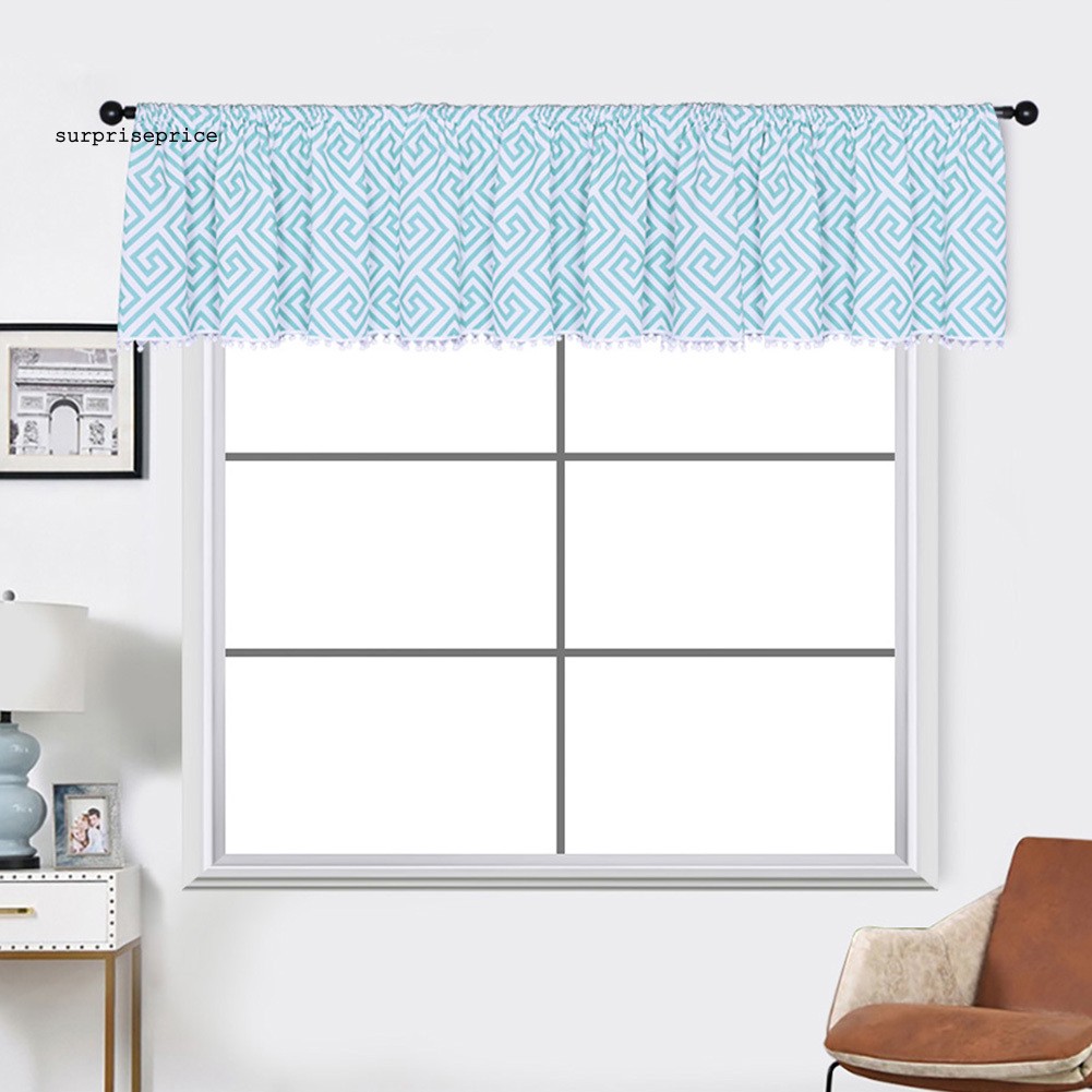 SPP Short Window Curtain Gauze Kitchen Valance Drapes Blinds Home Living Room Decor Shopee Philippines