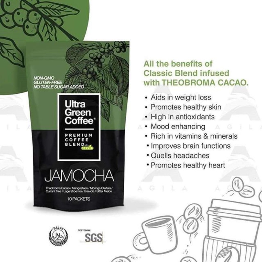 ULTRA GREEN COFFEE JAMOCHA (AUTHENTIC) | Shopee Philippines