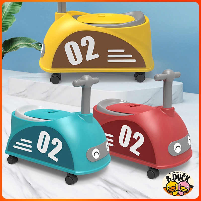 Baby Toilet Car Toilet Seat Kids Toy Car Baby Large Bedpan Urinal