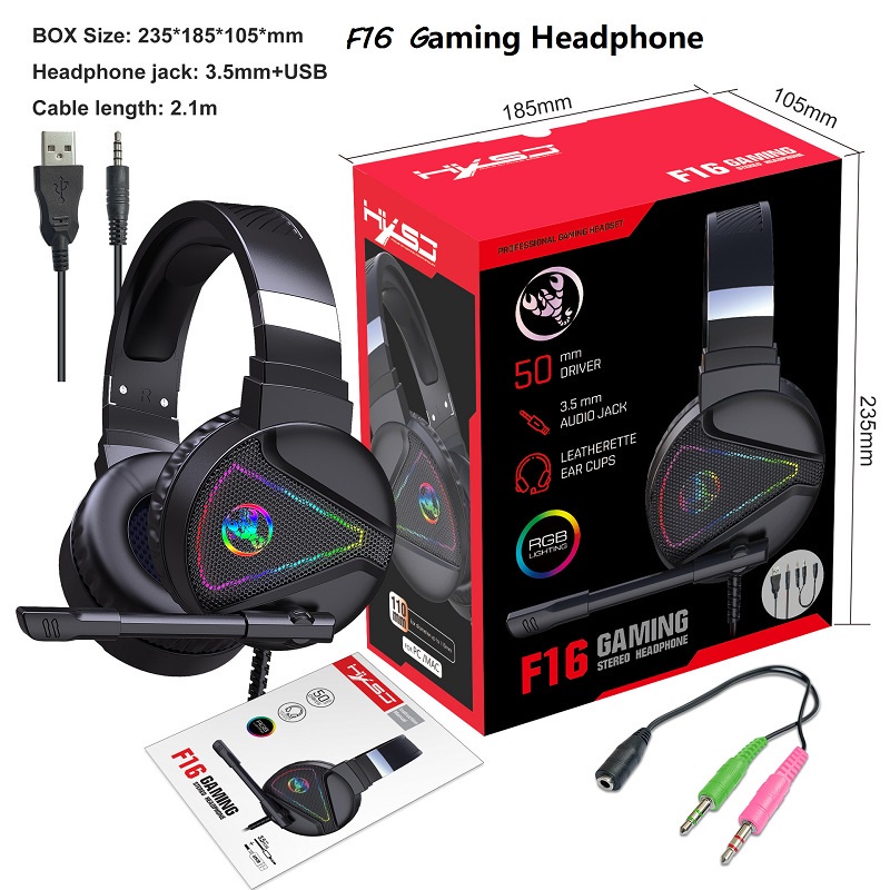 TIKTOK Wired PC Gaming Headsets Noise Cancelling Headphones Online