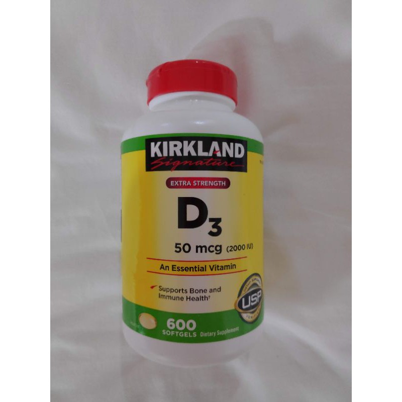 Kirkland Vitamin D3 50mcg (2000 IU) Shopee Philippines