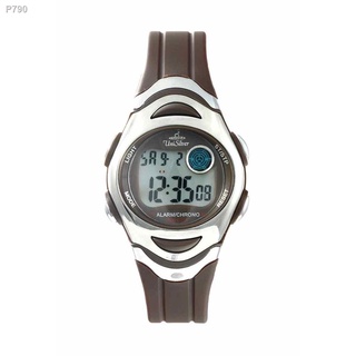 【Lowest price】▤UniSilver TIME Unisex Brown Digital Rubber Watch KW114-3005 #2