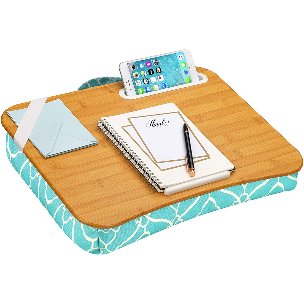 LapGear Designer Lap Desk with Phone Holder and Device Ledge Shopee