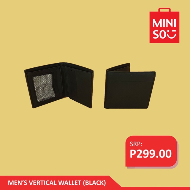  Miniso  Mens  wallet  mens  vertical wallet  marvel  mens  