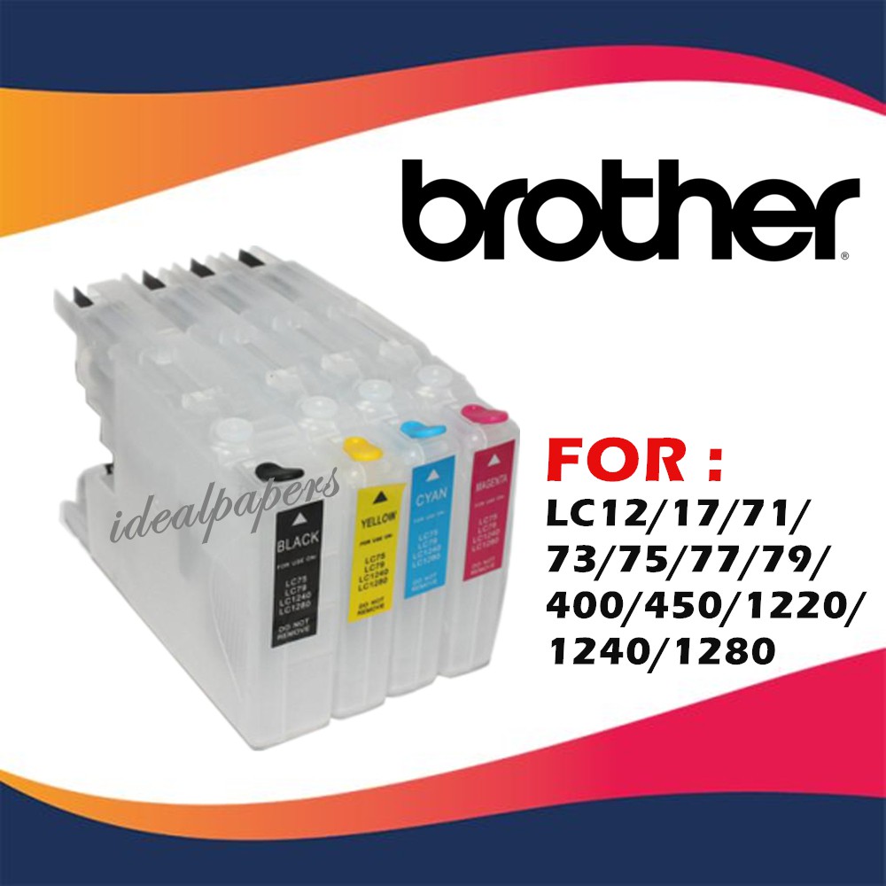 Brother Empty Refill ink cartridge C12 LC17 LC71 LC40 LC73 LC75 LC77