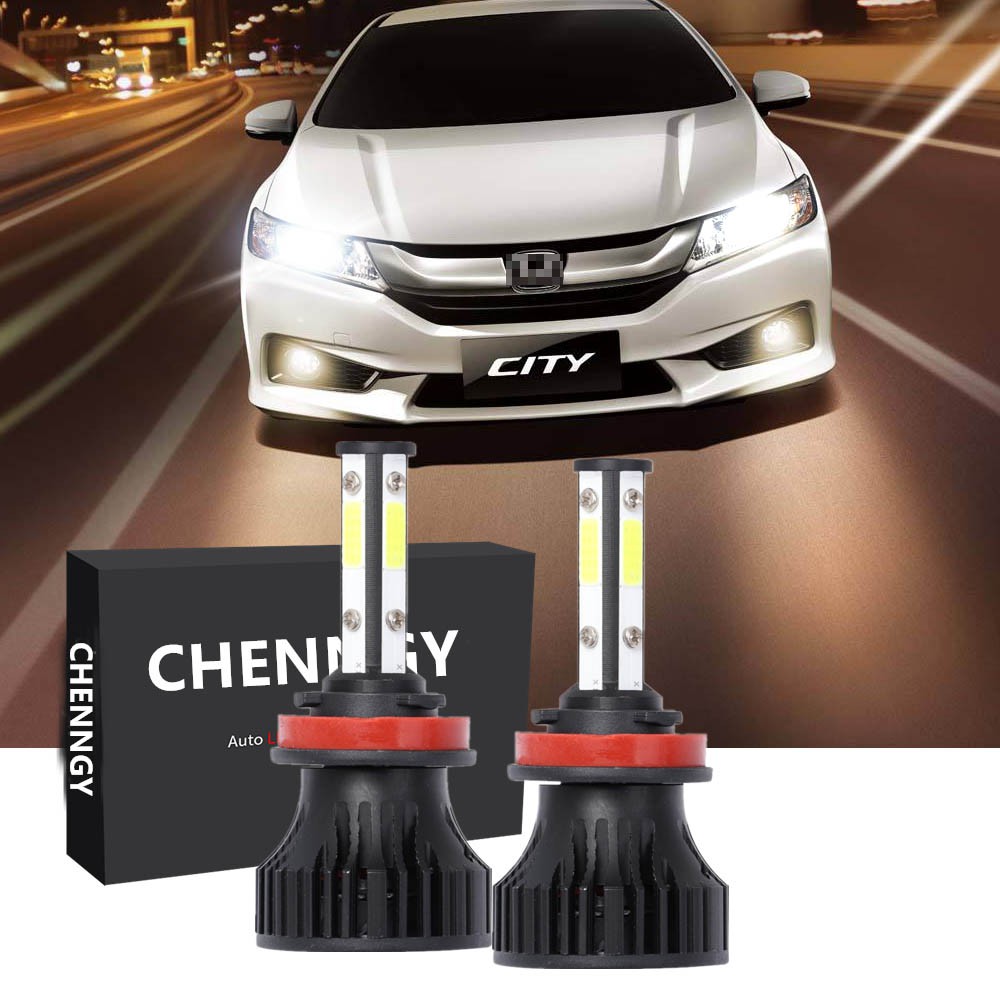 2pc LED Headlamp HeadLight H11 Bright white Light Bulbs for HONDA city