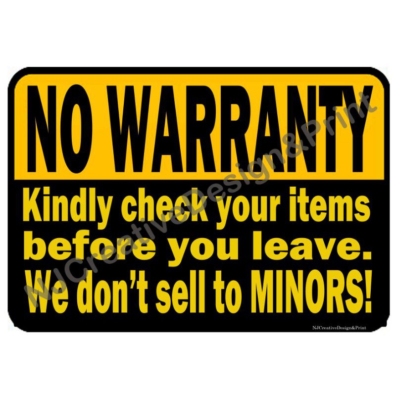 What Does No Warranty Mean In Lazada Philippines