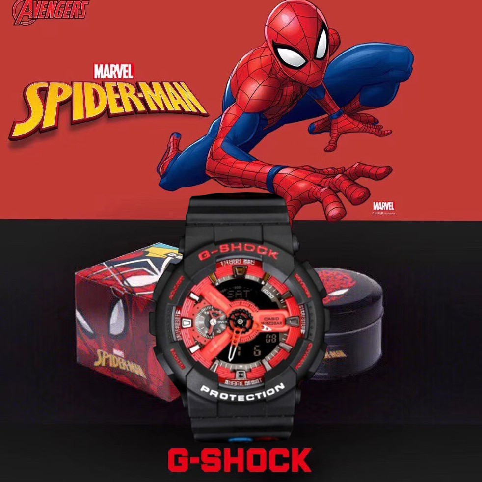 g shock marvel spider man