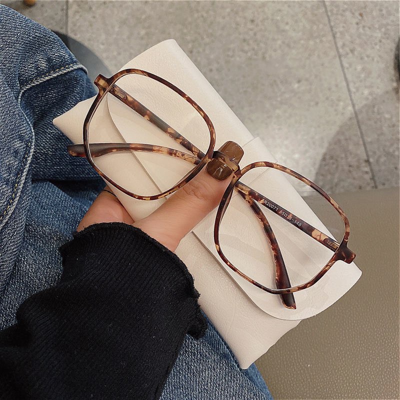 Optical Glasses Frames Retro Square Anti Blue Eyeglasses For Women With Free Wiper Cloth Andhard 3637