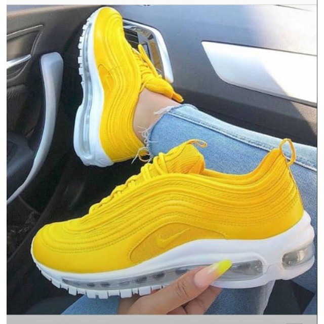 yellow air max 97 kids