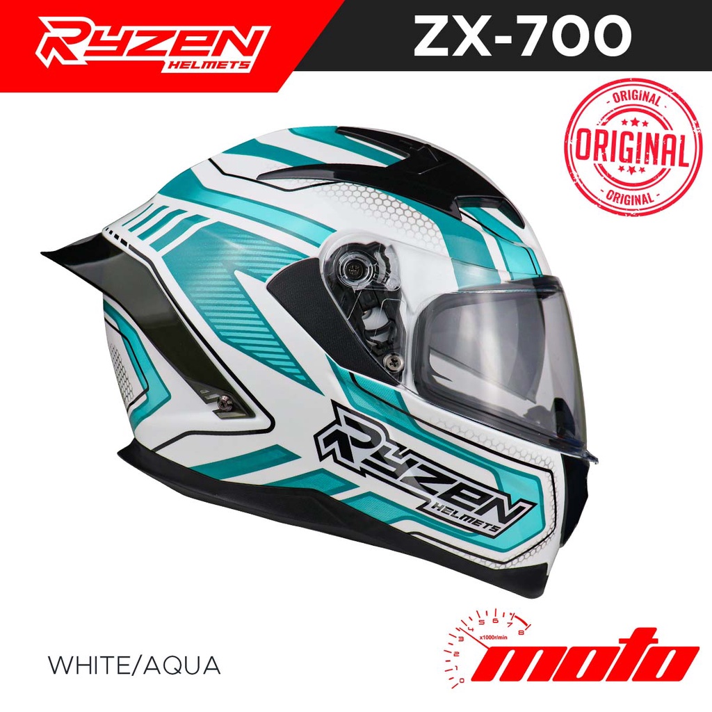 RYZEN ZX700 Apex Full Face Dual Visor Helmets Shopee Philippines