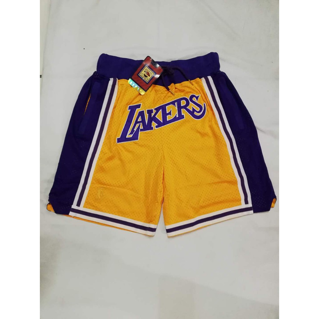 lakers jersey shorts