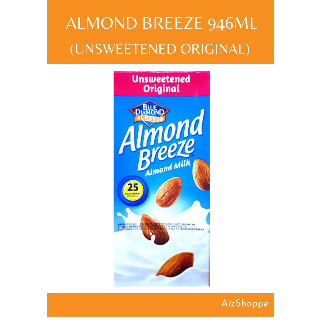 ALMOND BREEZE UNSWEETENED ORIGINAL 946ml (KETO/LOW CARB APPROVED
