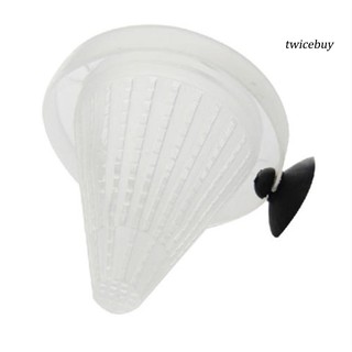 TBY+5Pcs/Set Aquarium Fish Tank Feeder Food Blood Worm Cone Funnel Feeding Tool #3