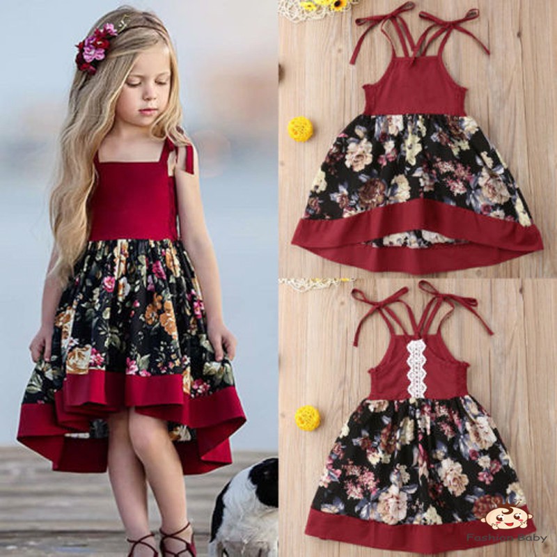 floral print dress for baby girl