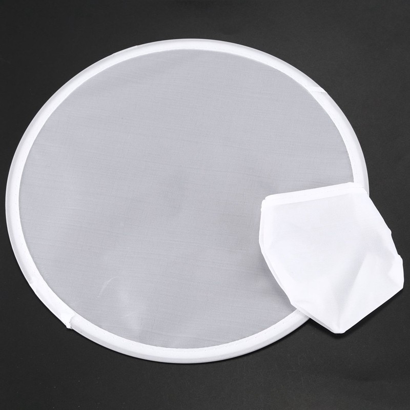 white folding fan