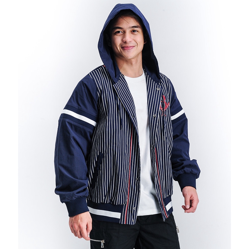 BENCH/ Hoodie Jacket Navy Blue Shopee Philippines