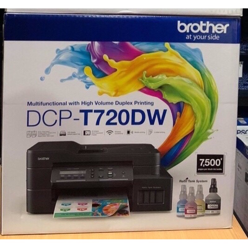 Brother DCP-T720W Ink Tank Printer Print, Scan Copy With Built-in Ultra ...