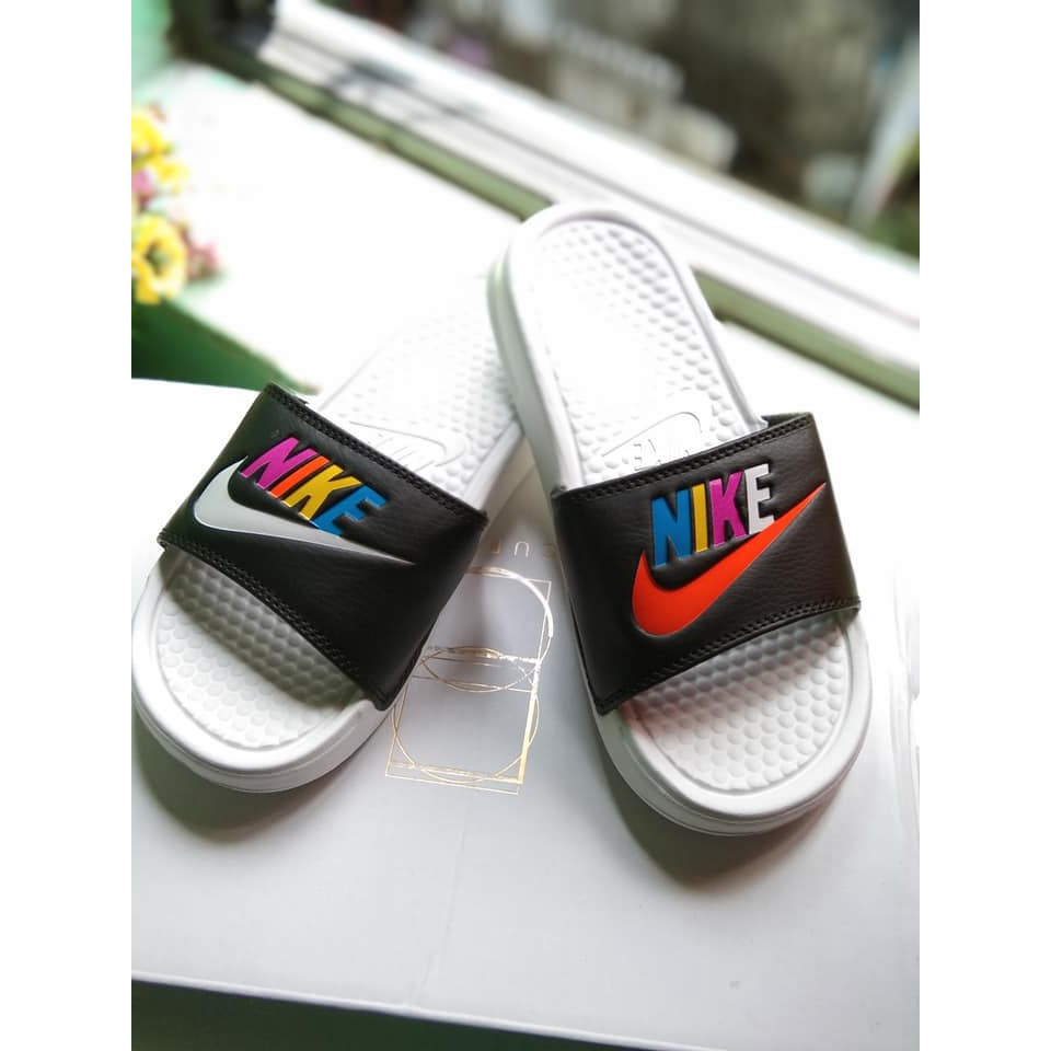 nike benassi multicolor