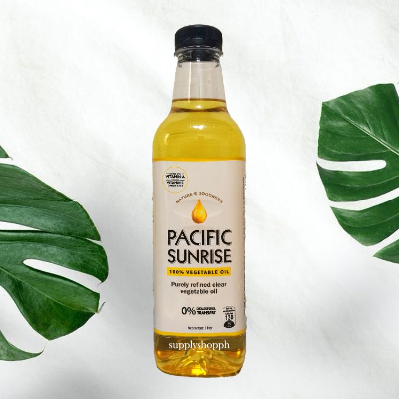 Pacific Sunrise 100 Purely Refined Clear Vegetable Oil 1 Liter