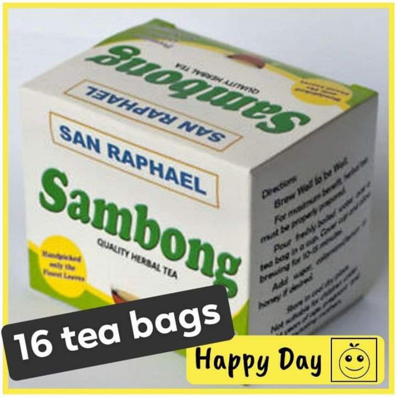 San Raphael Sambong Herbal Tea 1 Box / 16 Tea Bags (32g) Shopee