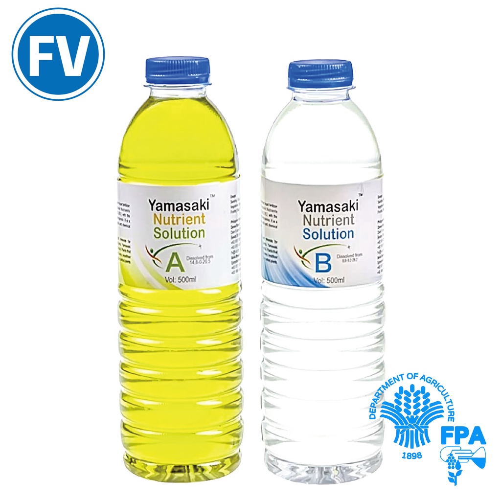Yamasaki hydroponics solution 500mL Set hydroponic solution, nutrient