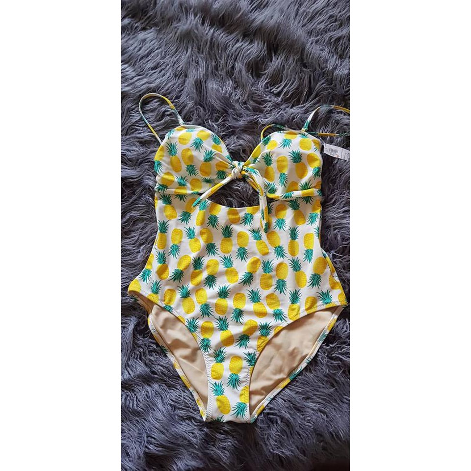 old navy pineapple swimsuit