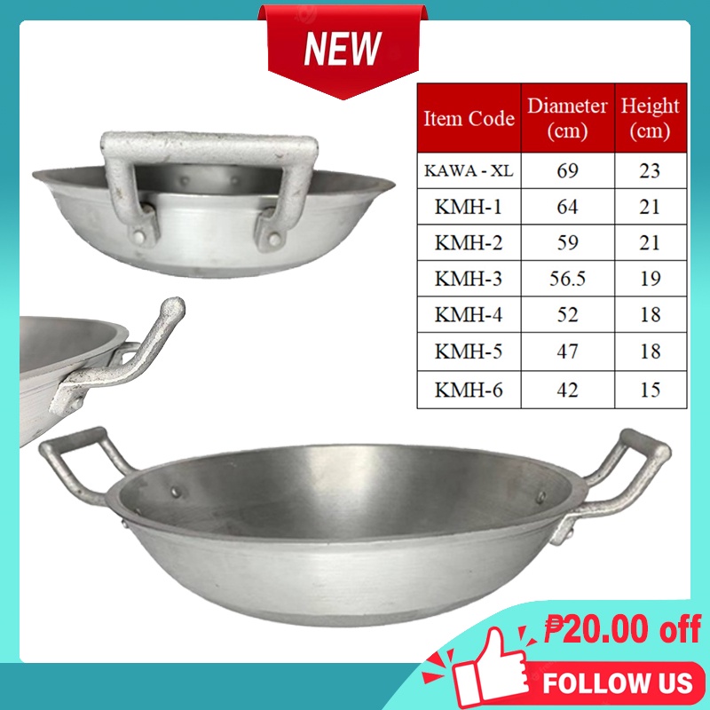 Kawa / Kawali High Quality BIG SIZE MAKAPAL ALUMINUM PAN Frying fan