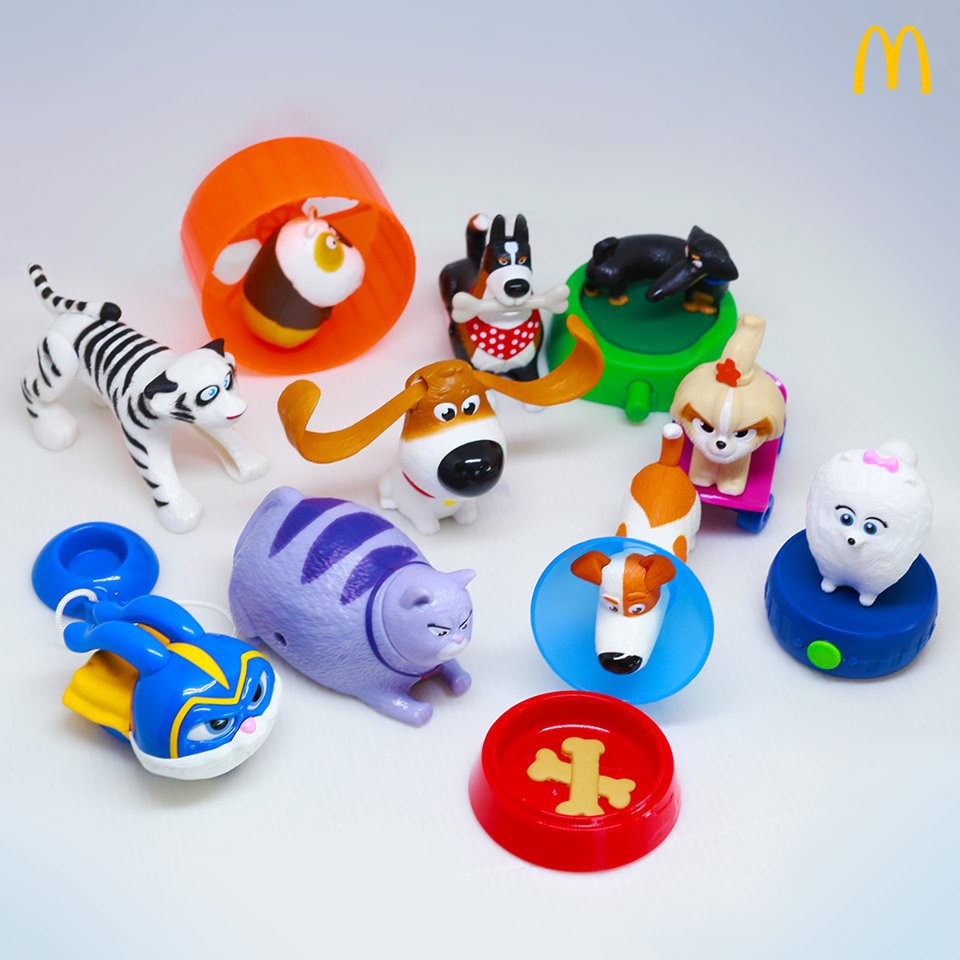 mcdonald's secret life of pets toys 2019