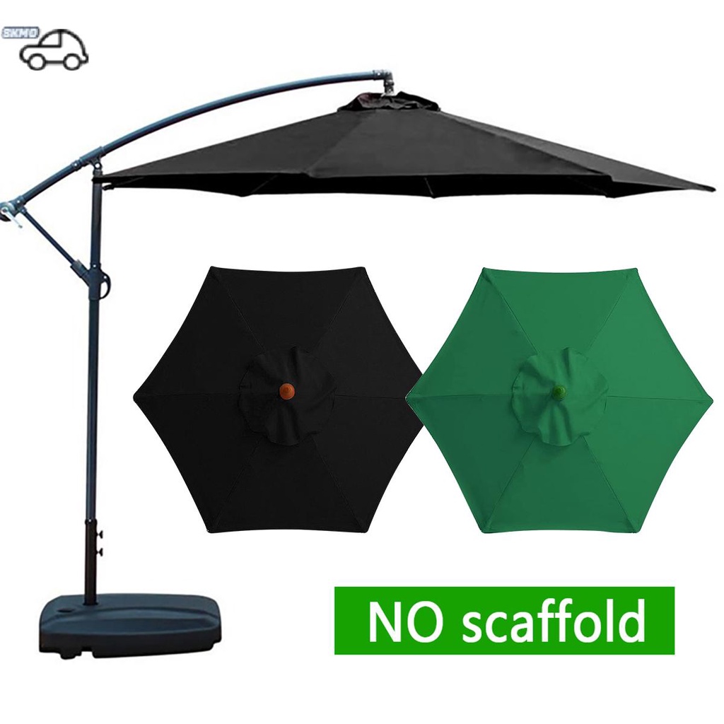 6.6ft Replacement Umbrella Canopy for 3.28ft 6 Ribs Patio Umbrella