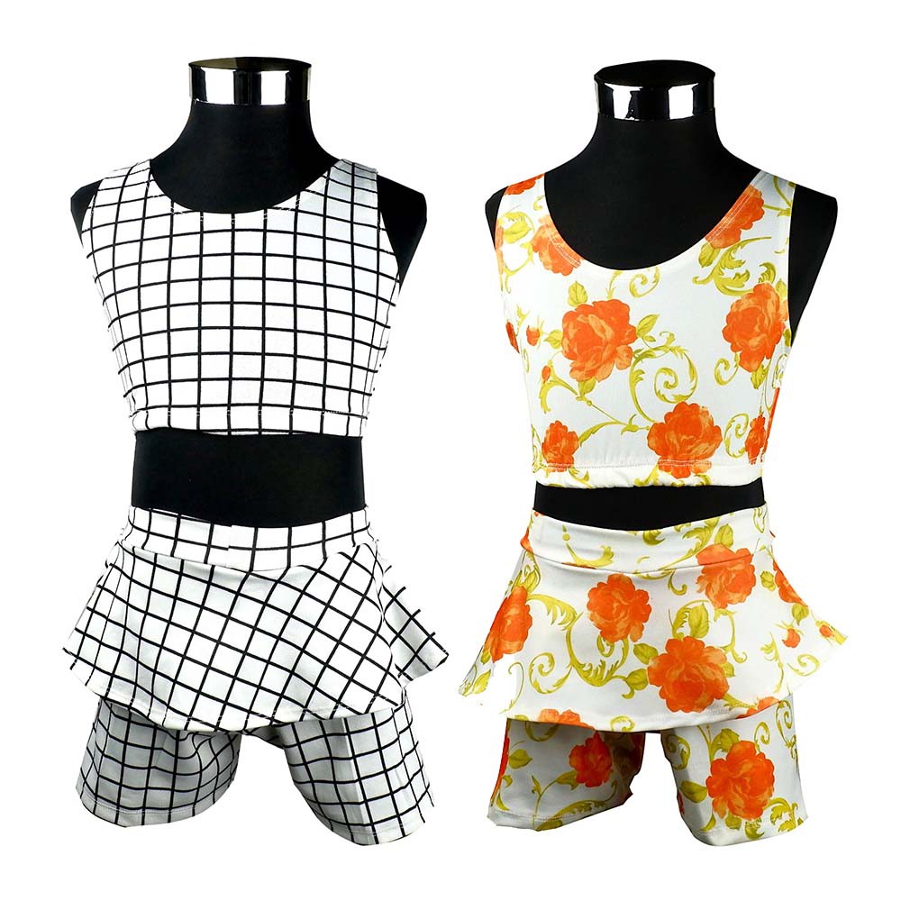 Clothing Set Crop Top for Kids Girls Shopee Philippines