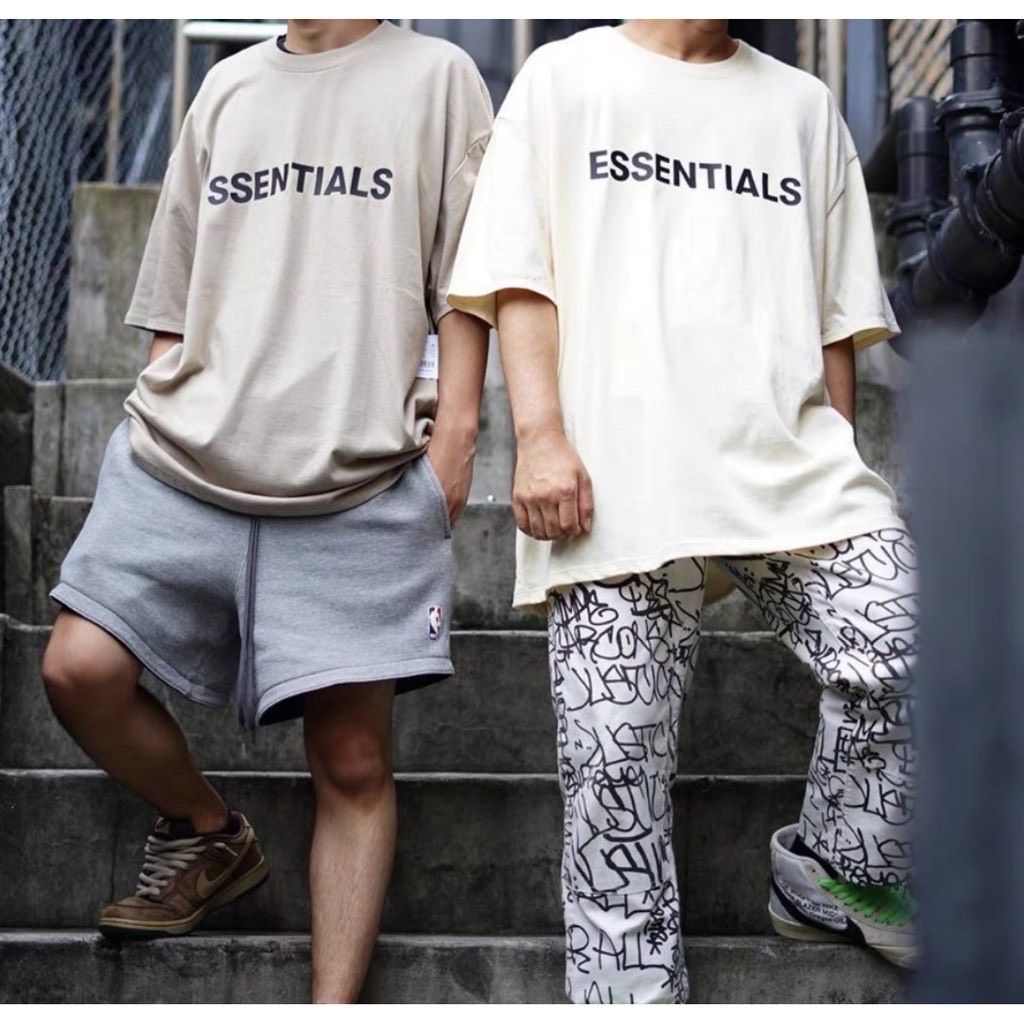 essential t shirt and shorts