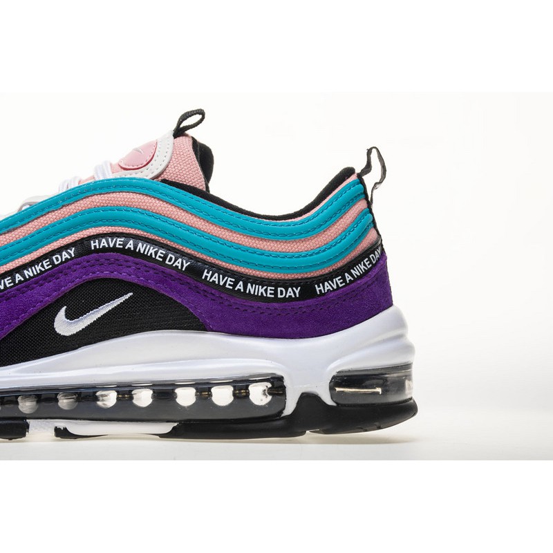 pink purple and blue air max 97