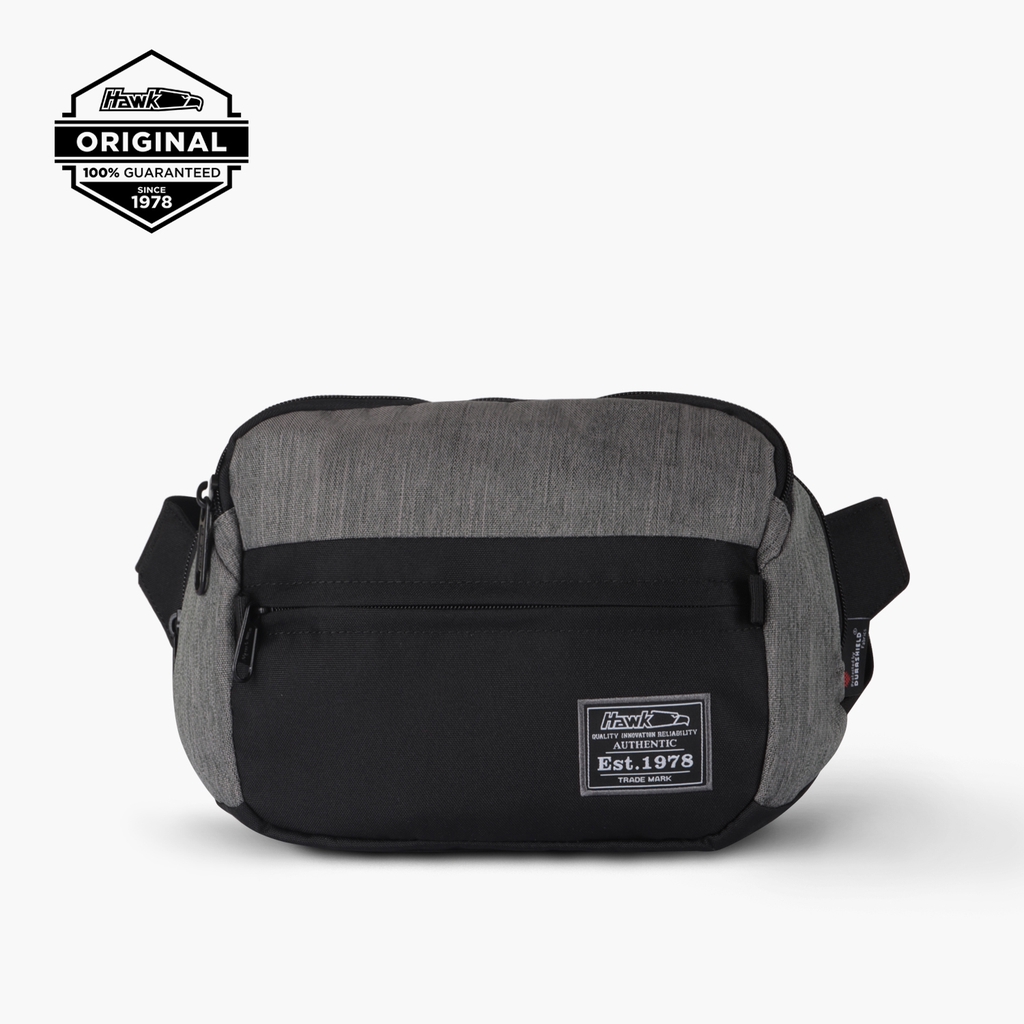 Hawk 5278 Belt Bag (Grey/BlackTextured) Shopee Philippines