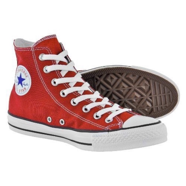 dark red converse shoes