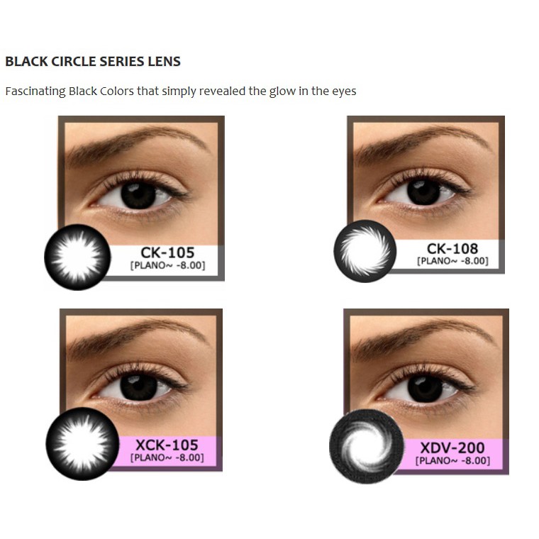 COD Geolica Colored Contact Lens With/Without Grade 1 year